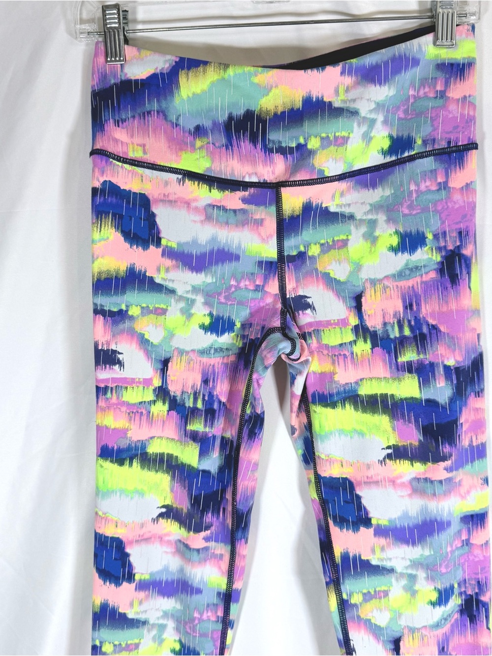 Victoria's Secret VSX Y2K Tie Dye Knockout Compression Leggings Size Small - Picture 4 of 11